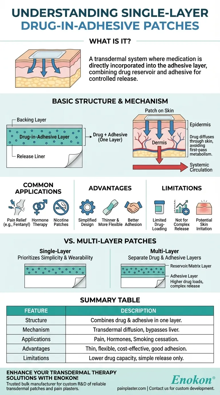 O que é um penso adesivo de camada única?Simplificar a administração transdérmica de medicamentos Guia Visual