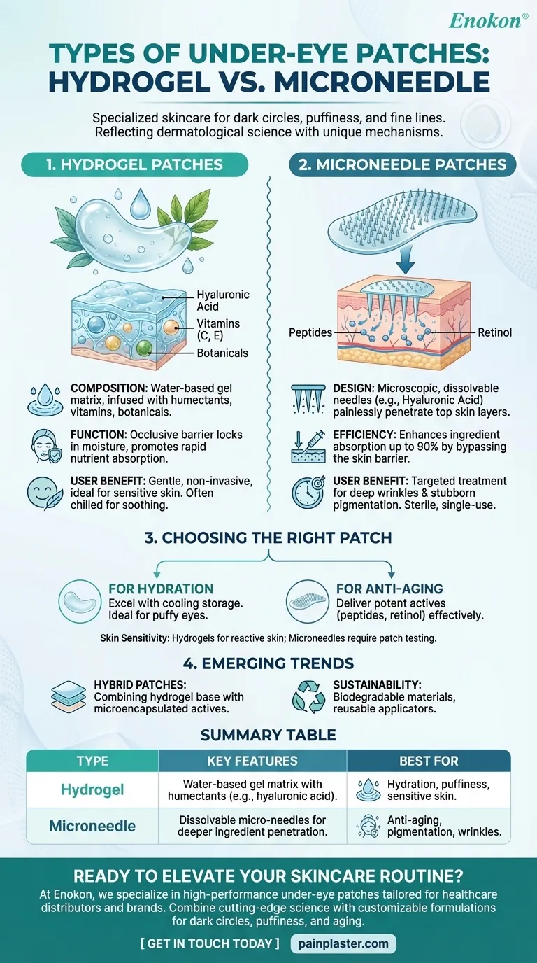 What are the different types of under-eye patches? Discover the Best Solutions for Dark Circles & Puffiness Visual Guide
