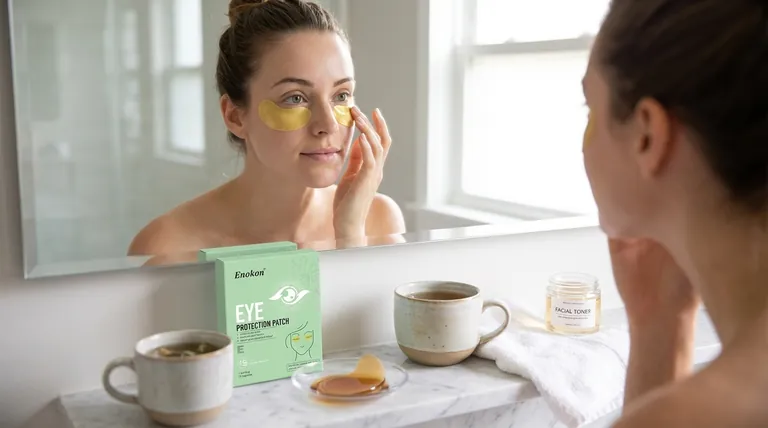 Como é que os pensos para a zona debaixo dos olhos devem ser utilizados de manhã?Melhore a sua rotina matinal de cuidados com a pele