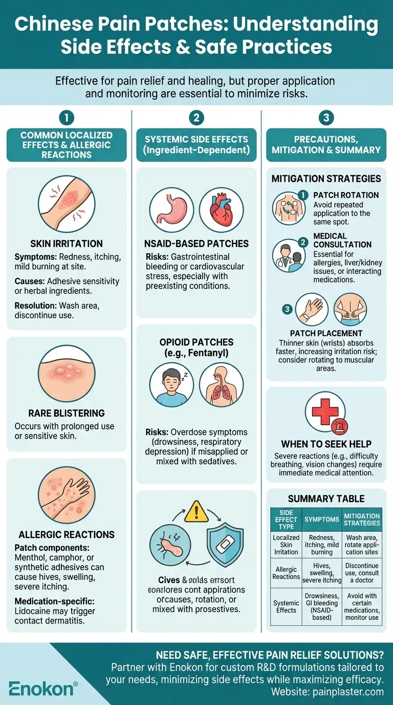 中药止痛贴有副作用吗？风险与安全提示 图解指南