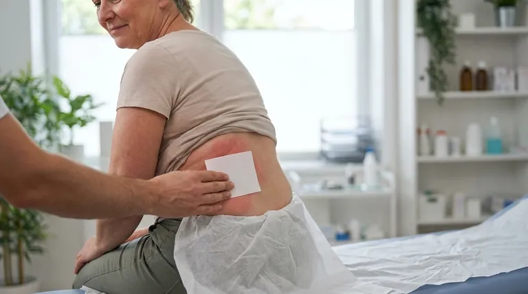 ما هي التحسينات التي لوحظت في شدة الألم بعد العلاج بلصقة ليدوكائين 5%؟تخفيف فعال للألم المزمن