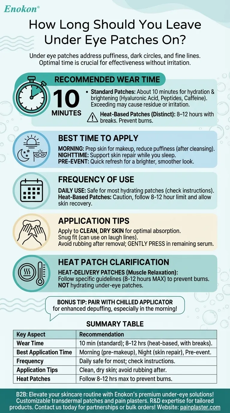 眼贴应该贴多久？最佳佩戴时间和优点 图解指南