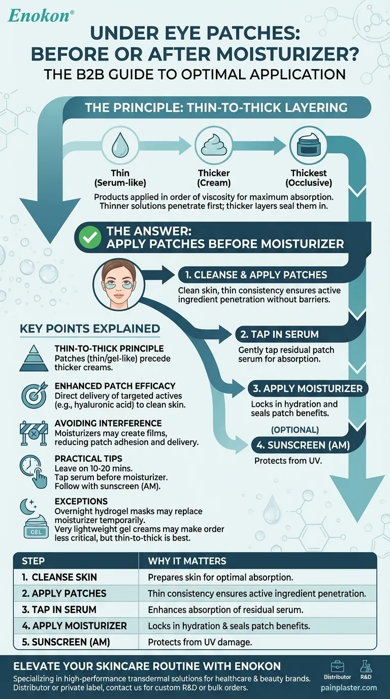 O corretor de olheiras deve ser aplicado antes ou depois do creme hidratante?Optimize a sua rotina de cuidados com a pele Guia Visual
