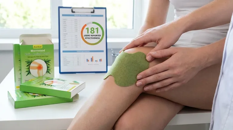 現在、絆創膏を使用している人のうち、どれだけが効果があったと主張しているのだろうか?181人の使用者が痛みを和らげたと報告