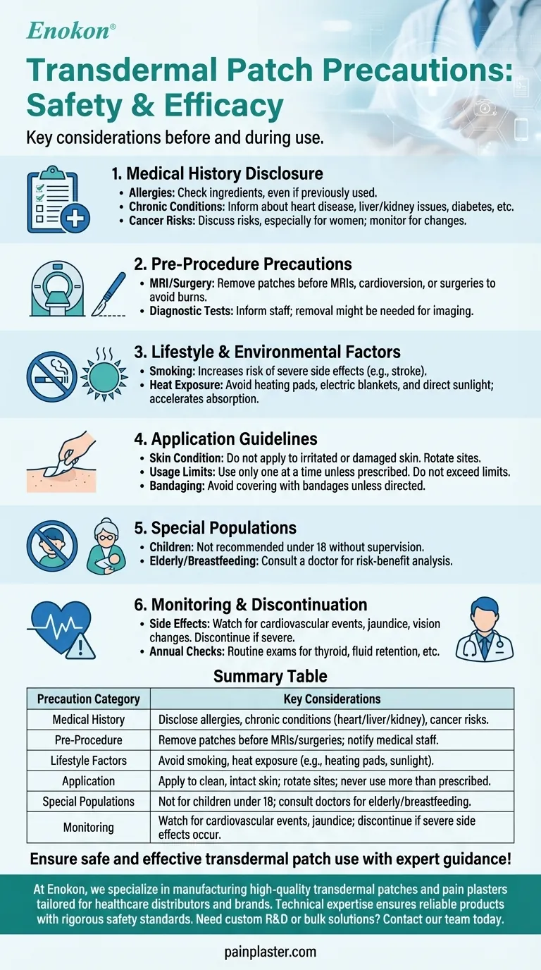 Какие меры предосторожности следует предпринять перед использованием трансдермального пластыря?Основные советы по безопасности для эффективного использования Визуальное руководство