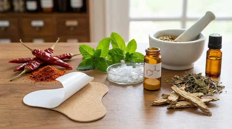 疼痛緩和パッチに含まれる一般的な有効成分とは?痛みを緩和する主な成分