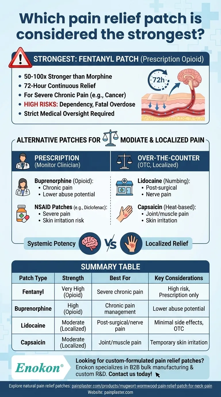 最強の痛み止めパッチはどれ？最も強力な選択肢を見つける ビジュアルガイド