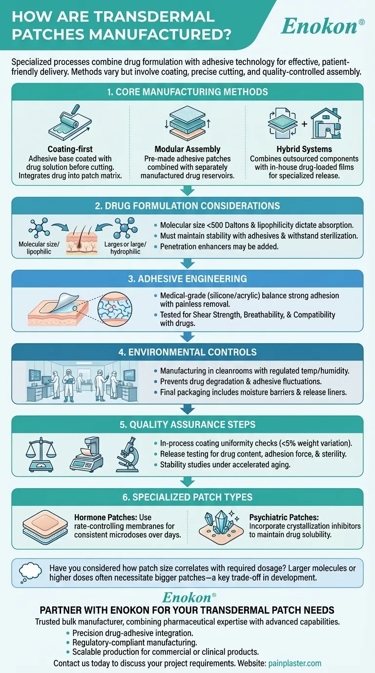 透皮贴剂是如何生产的？专家对给药系统的见解 图解指南