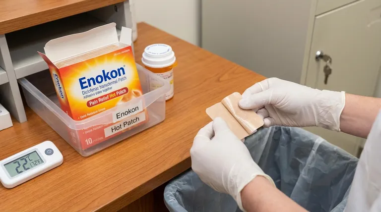 双氯芬酸透皮贴剂应如何储存和处置?基本安全指南