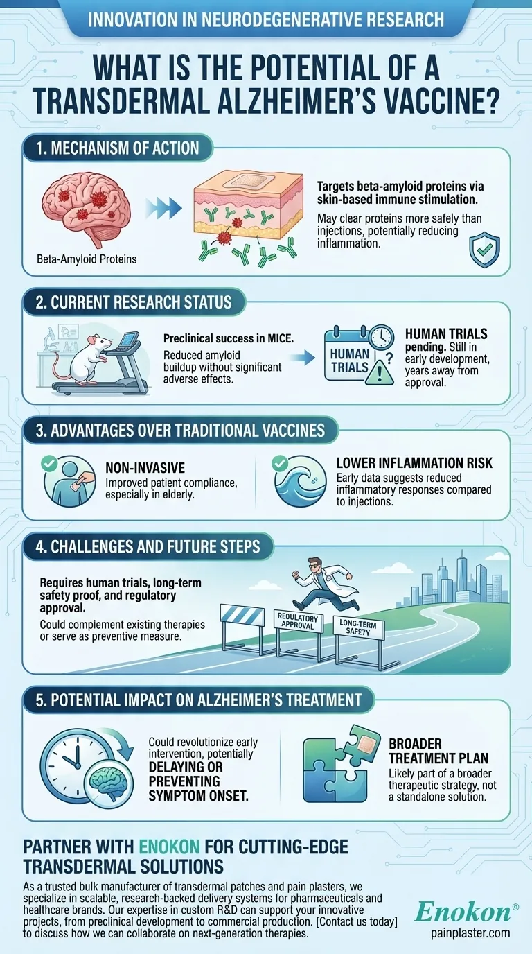 透皮阿尔茨海默氏症疫苗的潜力有多大？探索非侵入性突破 图解指南