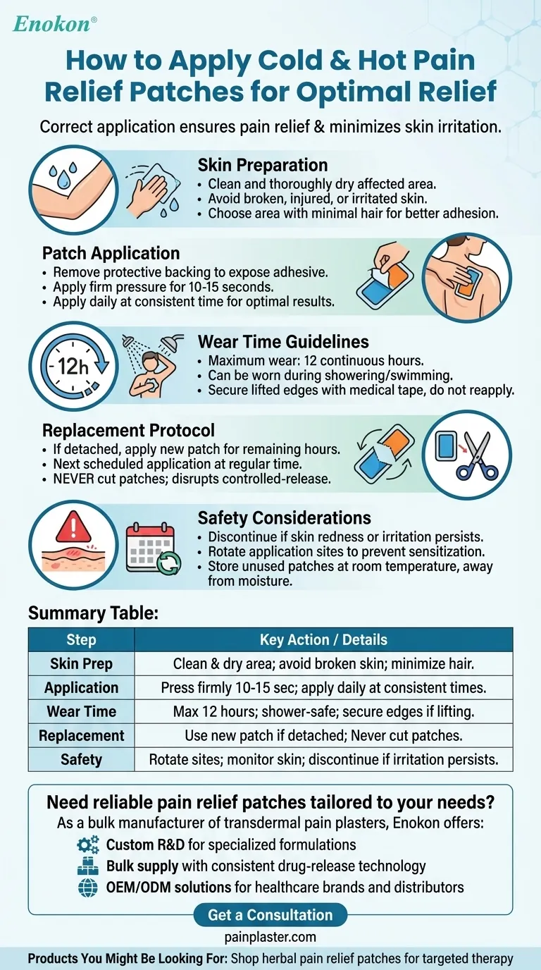 Como deve ser aplicado o penso de alívio da dor frio e quente?Maximizar o conforto e a eficácia Guia Visual