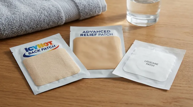 Icy Hot Back Patch、Advanced Relief Patch、Lidocaine Patchの主な違いは何ですか?
