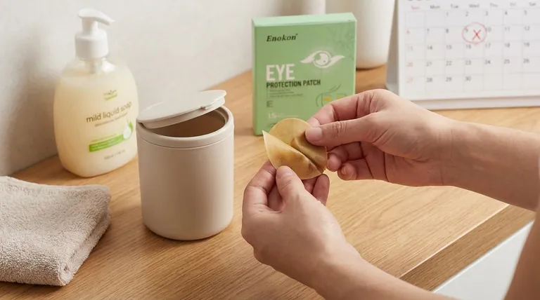 パッチを剥がした後はどうすればよいですか？ハーブパッチの使用後に必要なケア