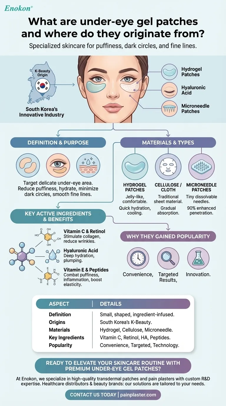 O que são as manchas de gel debaixo dos olhos e qual é a sua origem? Descubra o segredo da K-Beauty Guia Visual