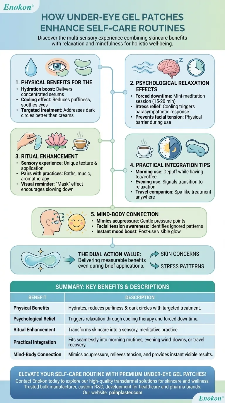 Como é que os pensos de gel para a zona debaixo dos olhos podem melhorar as rotinas de cuidados pessoais? Otimizar o bem-estar e os cuidados com a pele Guia Visual