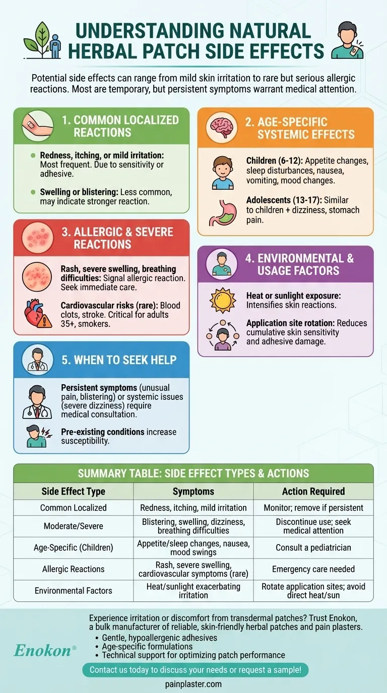 パッチの副作用の可能性は？より安全な使用のためにリスクを理解する ビジュアルガイド