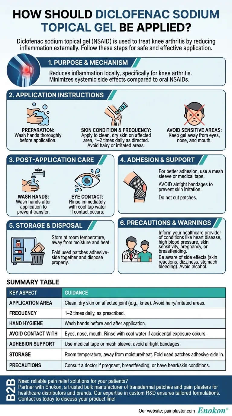 ジクロフェナクナトリウム外用ゲルはどのように塗りますか？安全で効果的な使用ガイド ビジュアルガイド