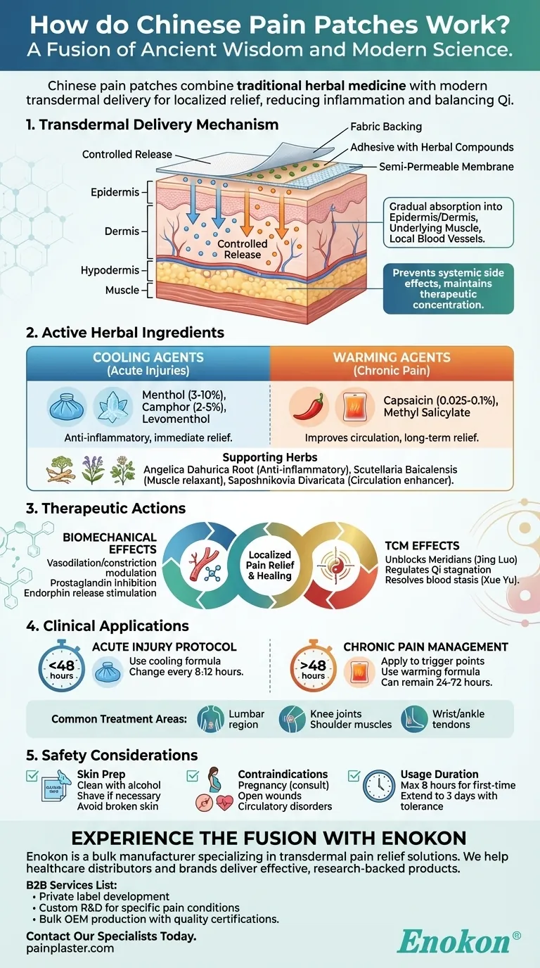 كيف تعمل لاصقات الألم الصينية؟ اكتشف العلم وراء الإغاثة التقليدية دليل مرئي