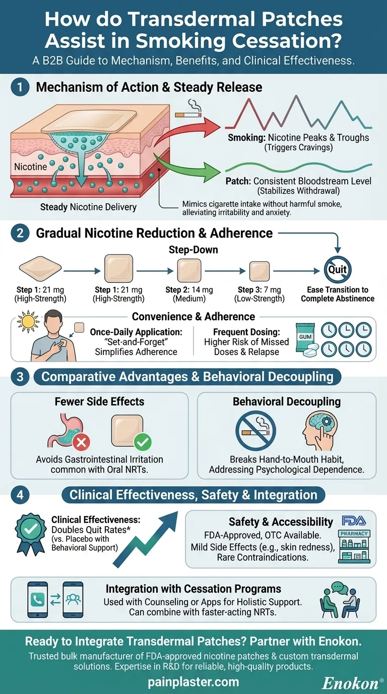 透皮贴剂如何帮助戒烟？有科学依据的戒烟之路 图解指南