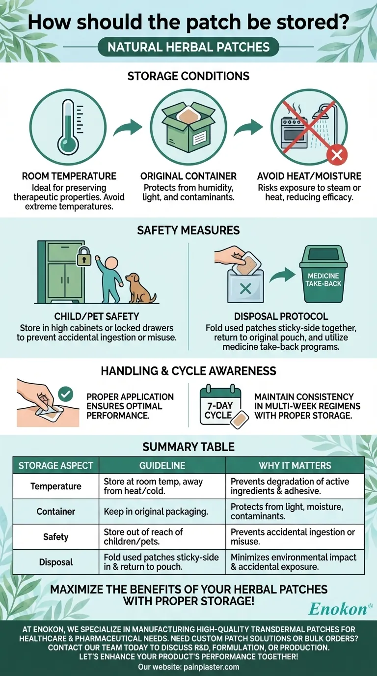 ¿Cómo debe conservarse el parche?Consejos esenciales para preservar la eficacia de los parches de hierbas Guía Visual