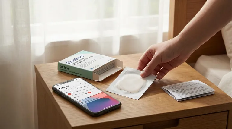 如果在无贴片周后忘记贴上新贴片,该怎么办?