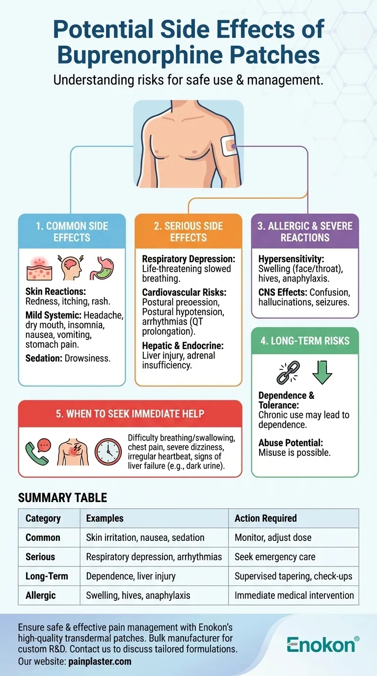 丁丙诺啡贴片有哪些潜在的副作用？风险与安全提示 图解指南