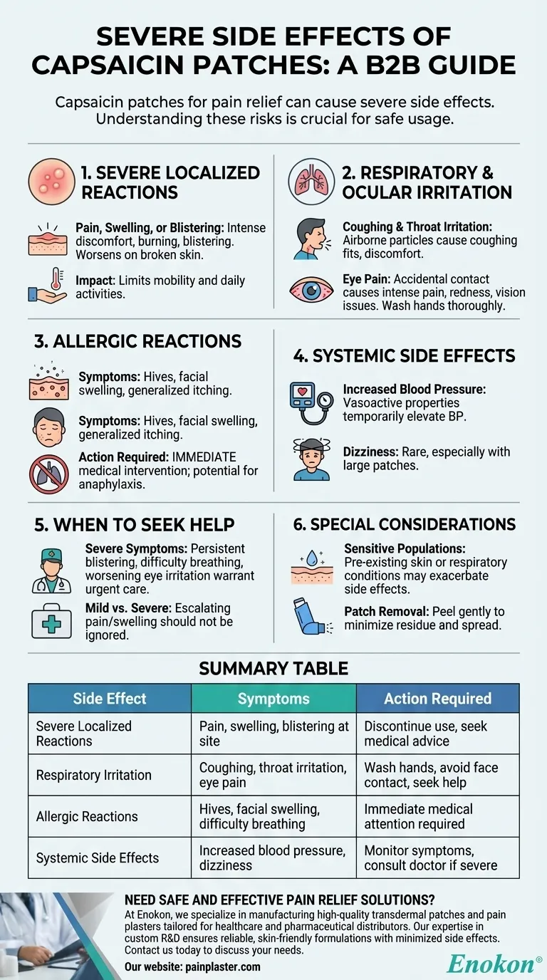 辣椒素贴片会产生哪些严重的副作用？风险和安全提示 图解指南