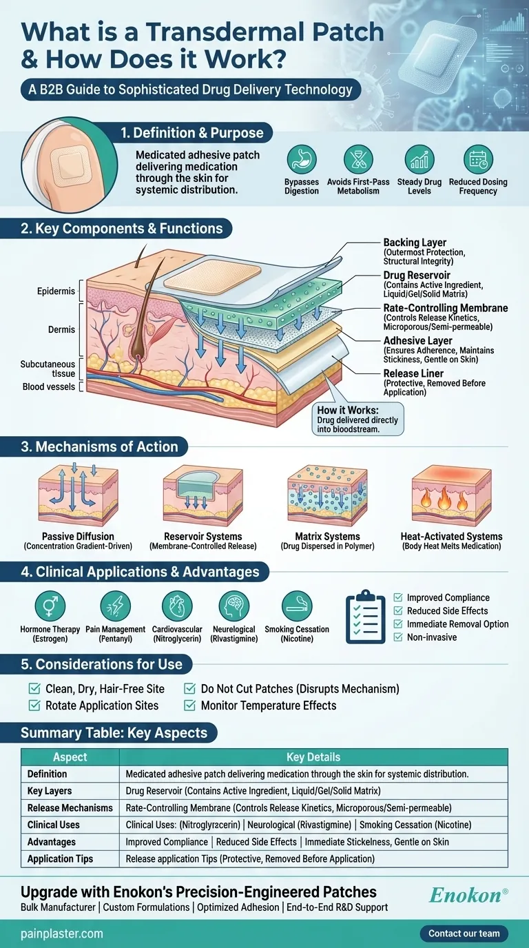 什么是透皮贴片，它是如何工作的？无痛给药背后的科学原理 图解指南