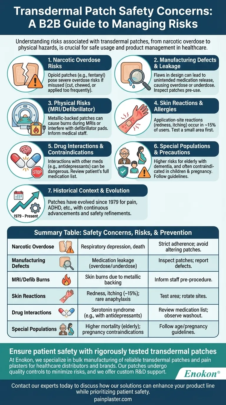 透皮贴剂有哪些安全问题？风险与预防提示 图解指南