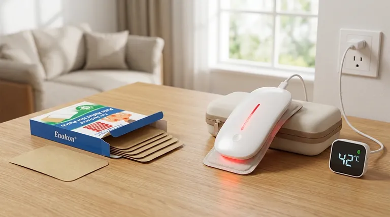 従来のヒートパッチと深部温熱機器の主な違いは?正しい痛み止めの選び方