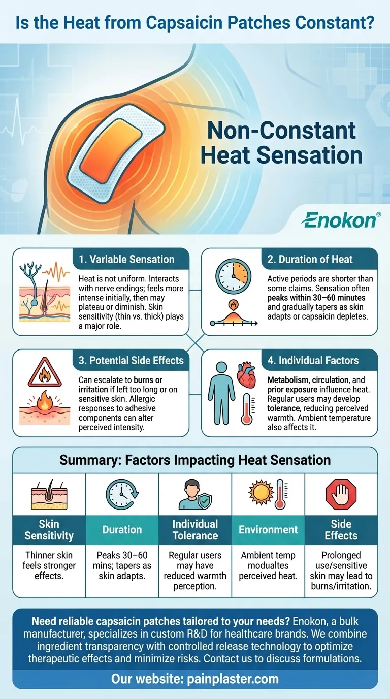 カプサイシンパッチによる熱感は一定か？安全な使用のための多様な効果の理解 ビジュアルガイド