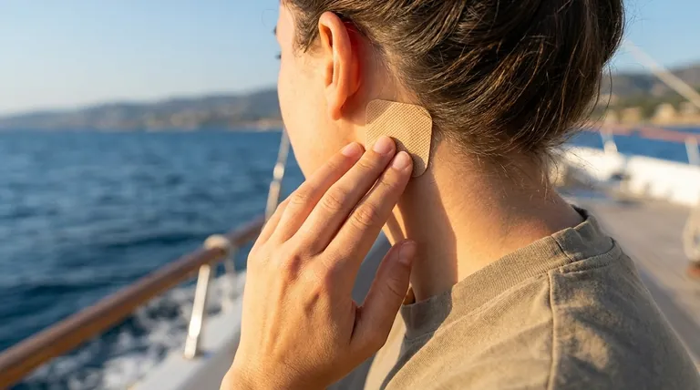 スコポラミン経皮吸収型製剤は何に使用されますか?安定した緩和で吐き気を防ぐ