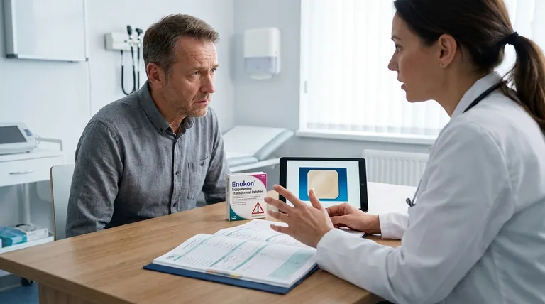 スコポラミン経皮吸収型製剤を使用してはいけない人とは?主な禁忌と安全に関するヒント