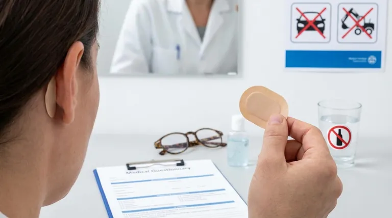 使用东莨菪碱透皮贴剂前有哪些注意事项?药贴使用者的基本安全提示