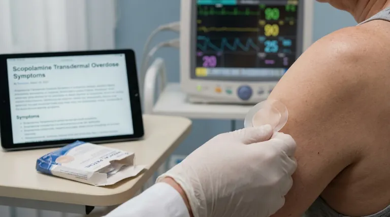 スコポラミン経皮投与の過剰摂取の症状は？徴候を認識し、迅速に行動する