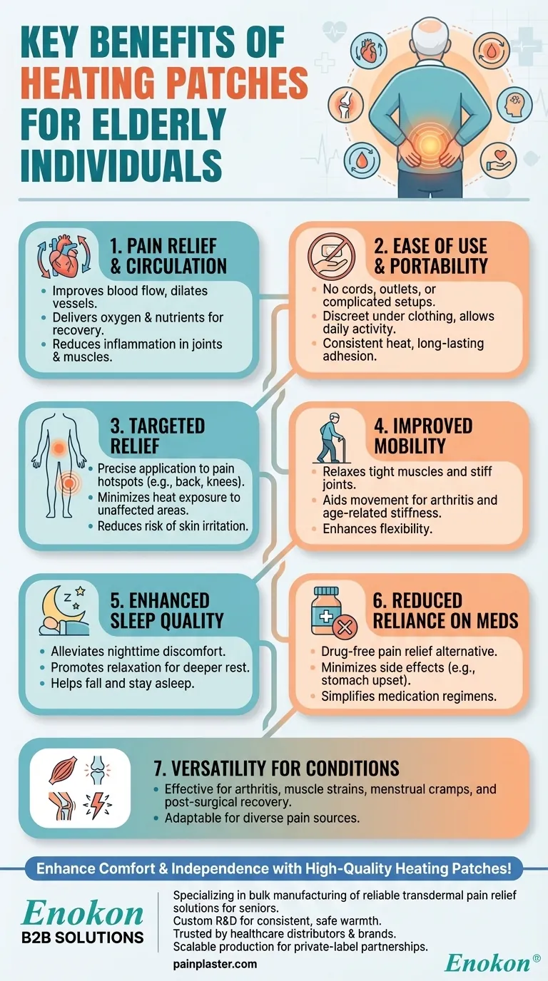Quais são os principais benefícios dos pensos térmicos para pessoas idosas?Aliviar a dor e melhorar a mobilidade Guia Visual