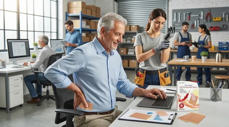 従業員の高齢化や反復作業と痛み止めステッカーの必要性はどう関係するのか?標的を絞ったリリーフで生産性を高める