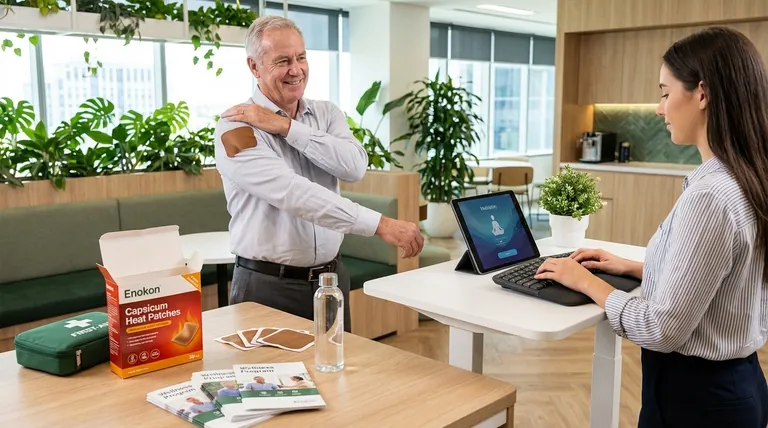 ¿Cómo pueden los adhesivos para el alivio del dolor complementar los programas de bienestar de los empleados existentes? Mejorar el bienestar de los trabajadores