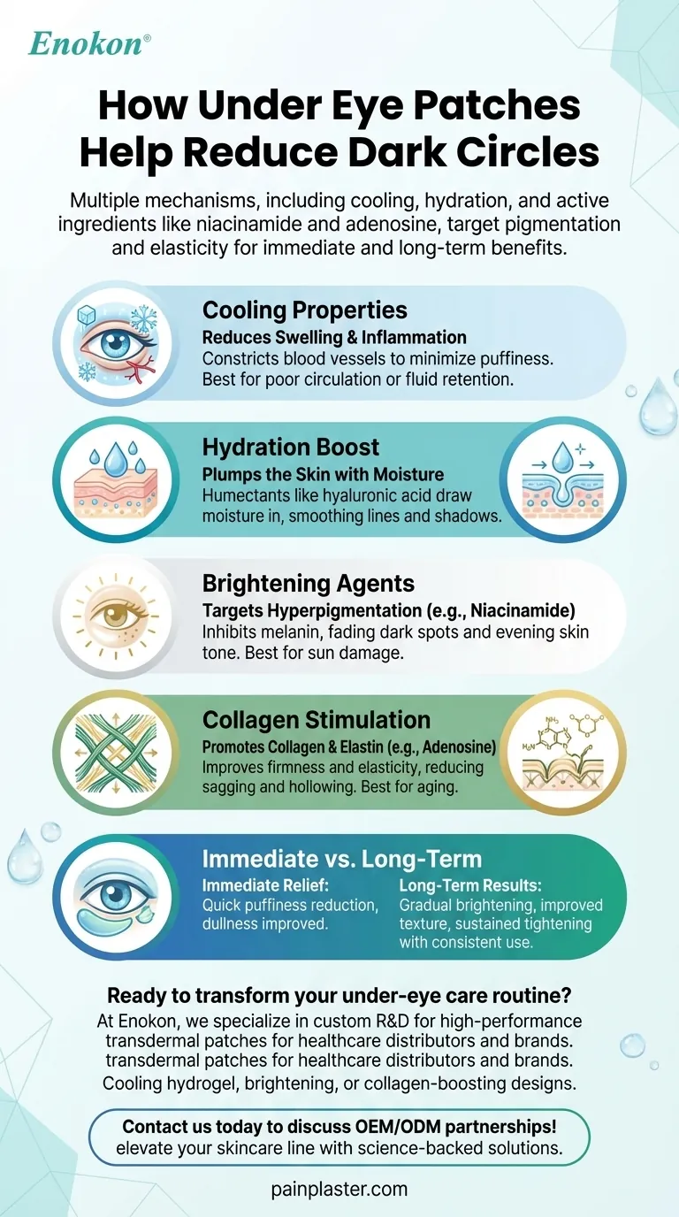 Como é que os pensos para debaixo dos olhos ajudam a reduzir as olheiras? Descubra a ciência por detrás de olhos mais brilhantes Guia Visual