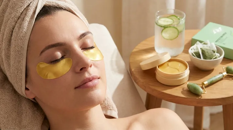 目の下のパッチはどのように腫れを抑えるのか?冷却&カフェインで素早く緩和