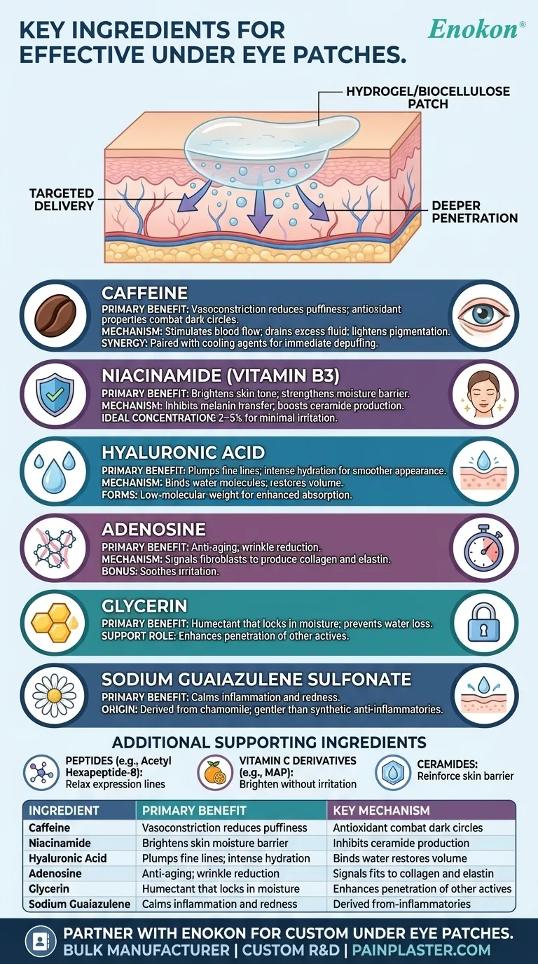是什么关键成分使眼底贴有效？发现更明亮、更紧致肌肤背后的科学原理 图解指南