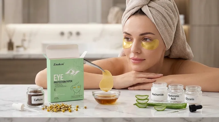 是什么关键成分使眼底贴有效?发现更明亮、更紧致肌肤背后的科学原理