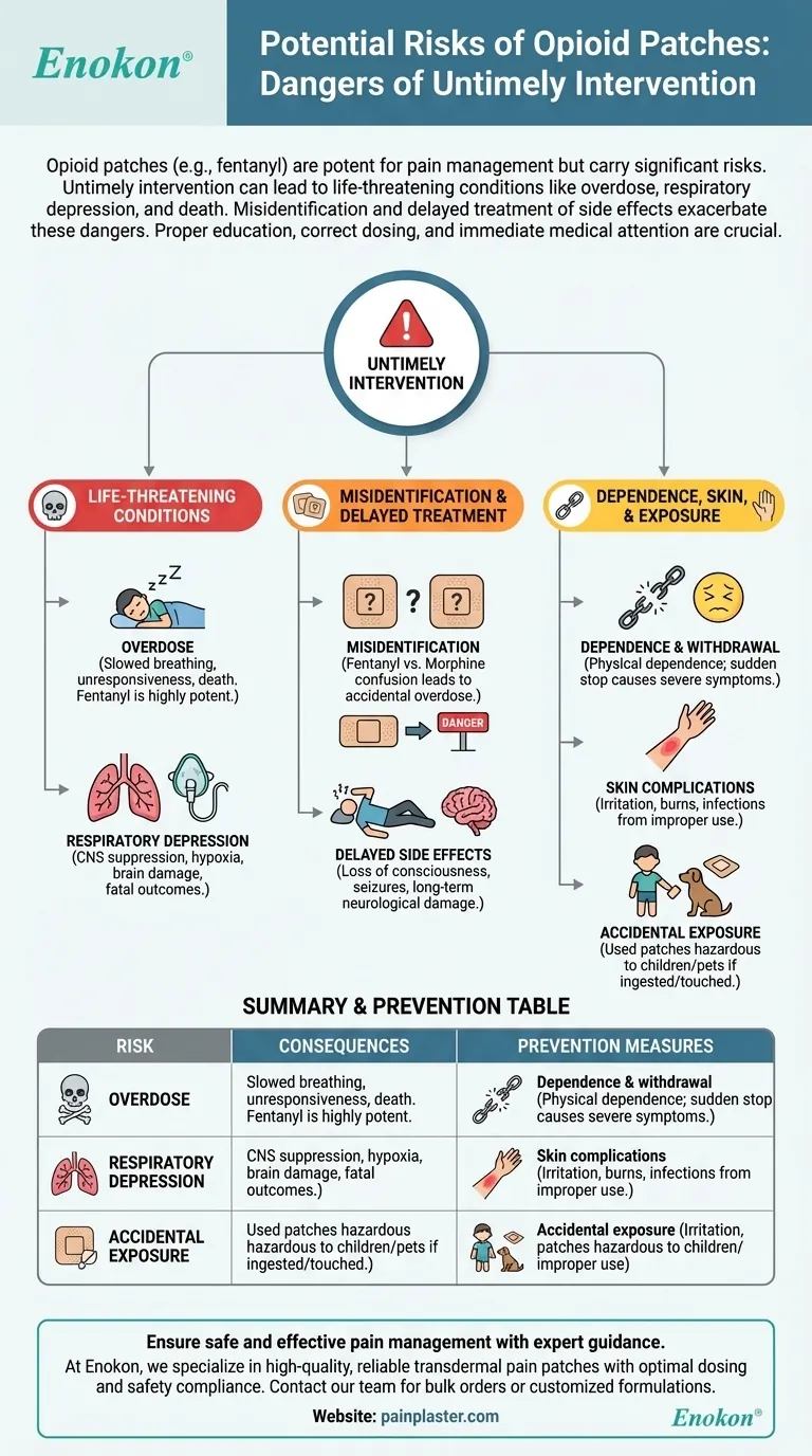 如果不及时治疗，阿片类药物贴片有哪些潜在风险？避免危及生命的后果 图解指南