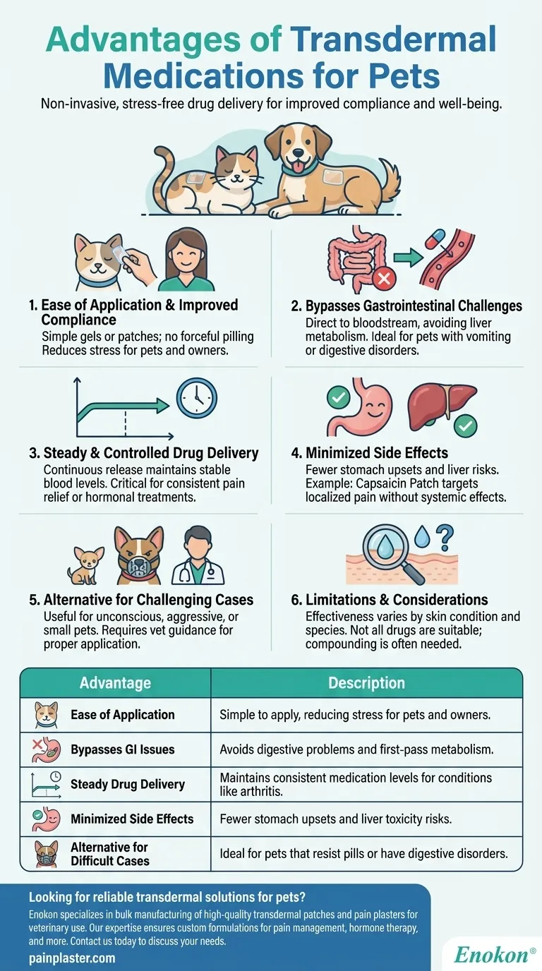 В чем преимущества трансдермальных лекарств для домашних животных? Бесстрессовое и эффективное лечение Визуальное руководство