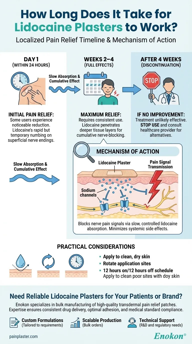 リドカイン絆創膏の効き目はどれくらい？リリーフのタイムラインと主な洞察 ビジュアルガイド