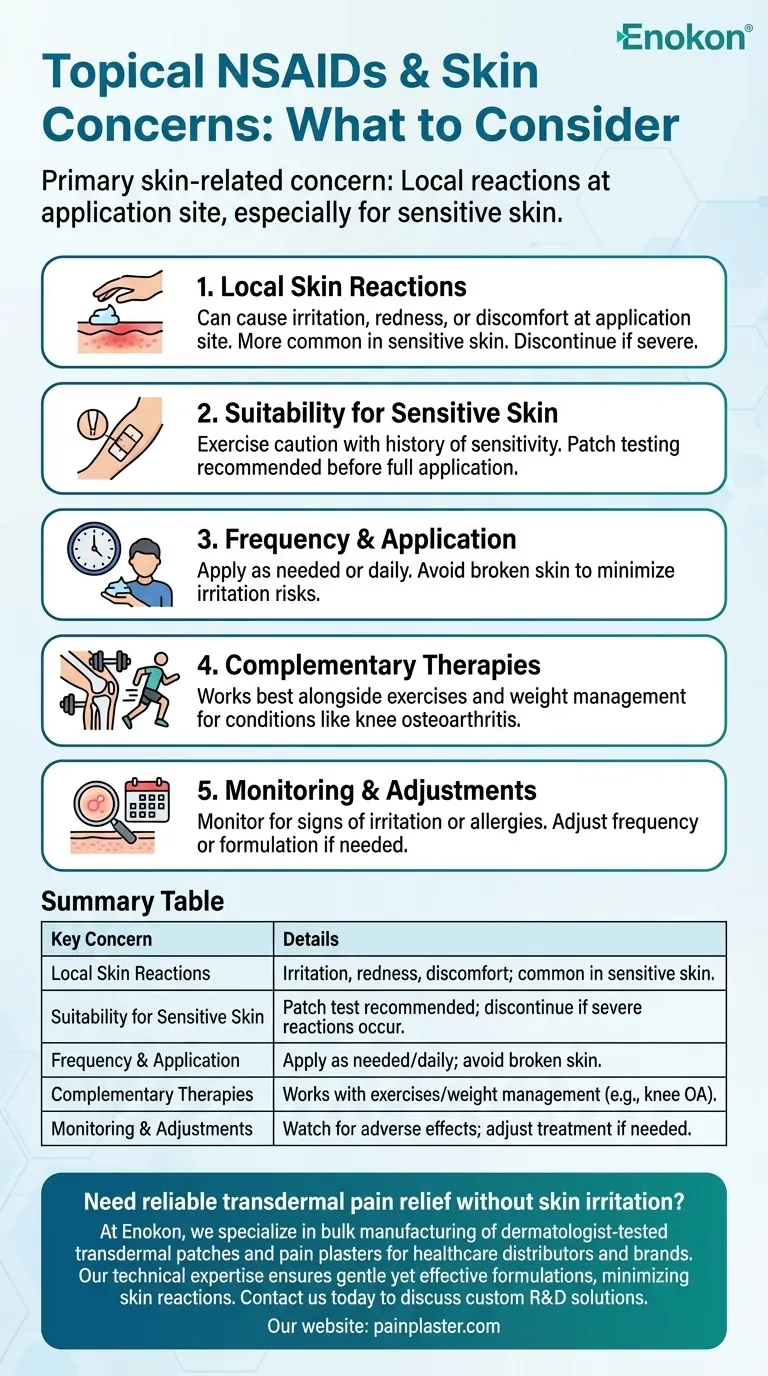使用局部非甾体抗炎药时应注意哪些与皮肤相关的问题？保护皮肤免受刺激 图解指南