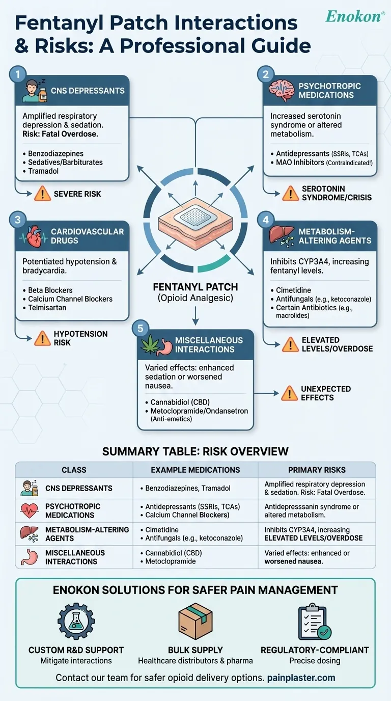 What medications interact with fentanyl patches? Key Risks & Safety Guide Visual Guide