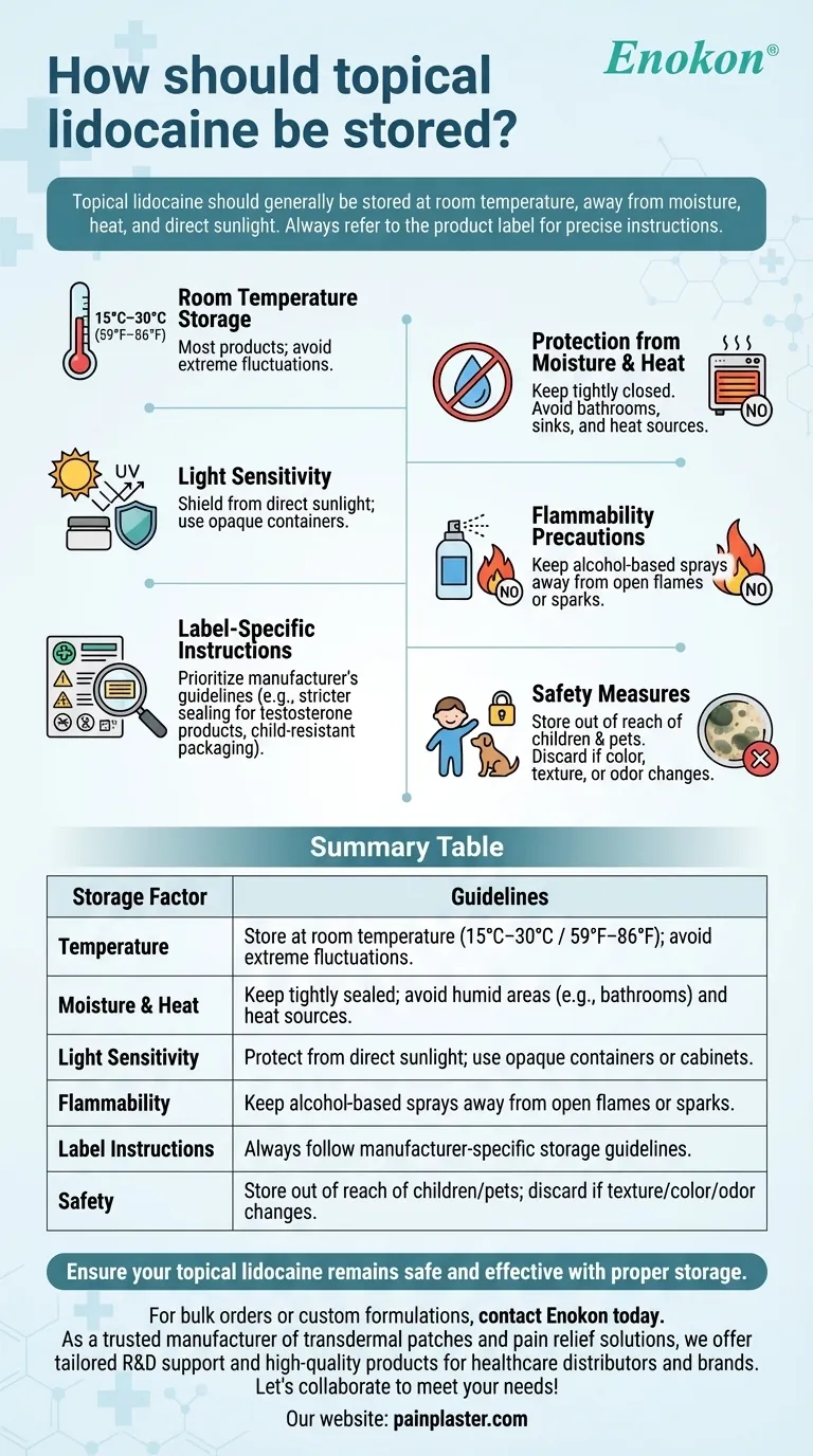 リドカイン外用薬はどのように保管すべきか？安全性と有効性のための必須ガイドライン ビジュアルガイド