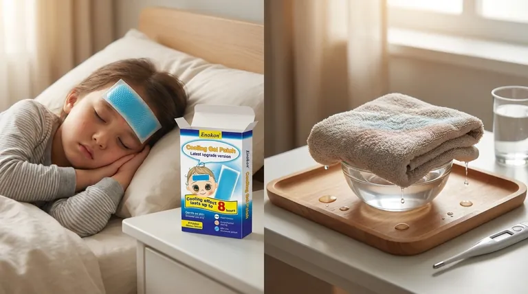 与传统的湿毛巾方法相比,降温贴有哪些优势?现代退热法