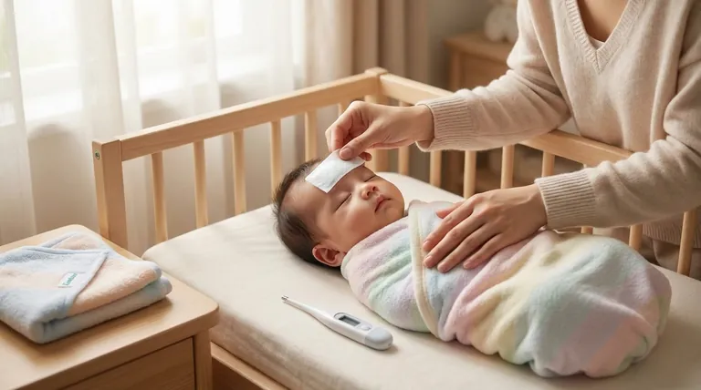 冷却パッチは新生児に使用できるか?乳児の安全な解熱